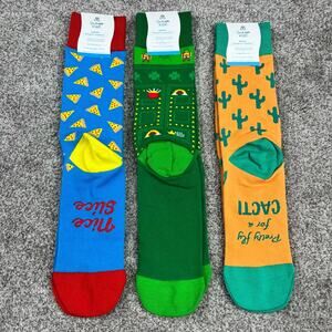 New! 3 pairs of Say it with a sock size L